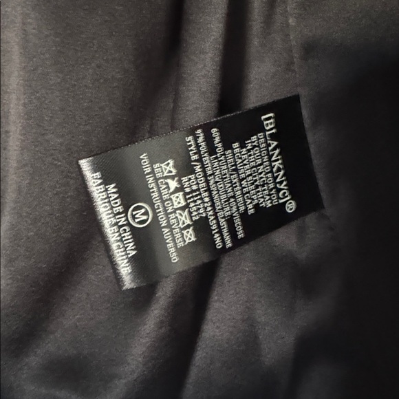 Blank NYC Black Vegan Leather Biker Jacket - Picture 3 of 4